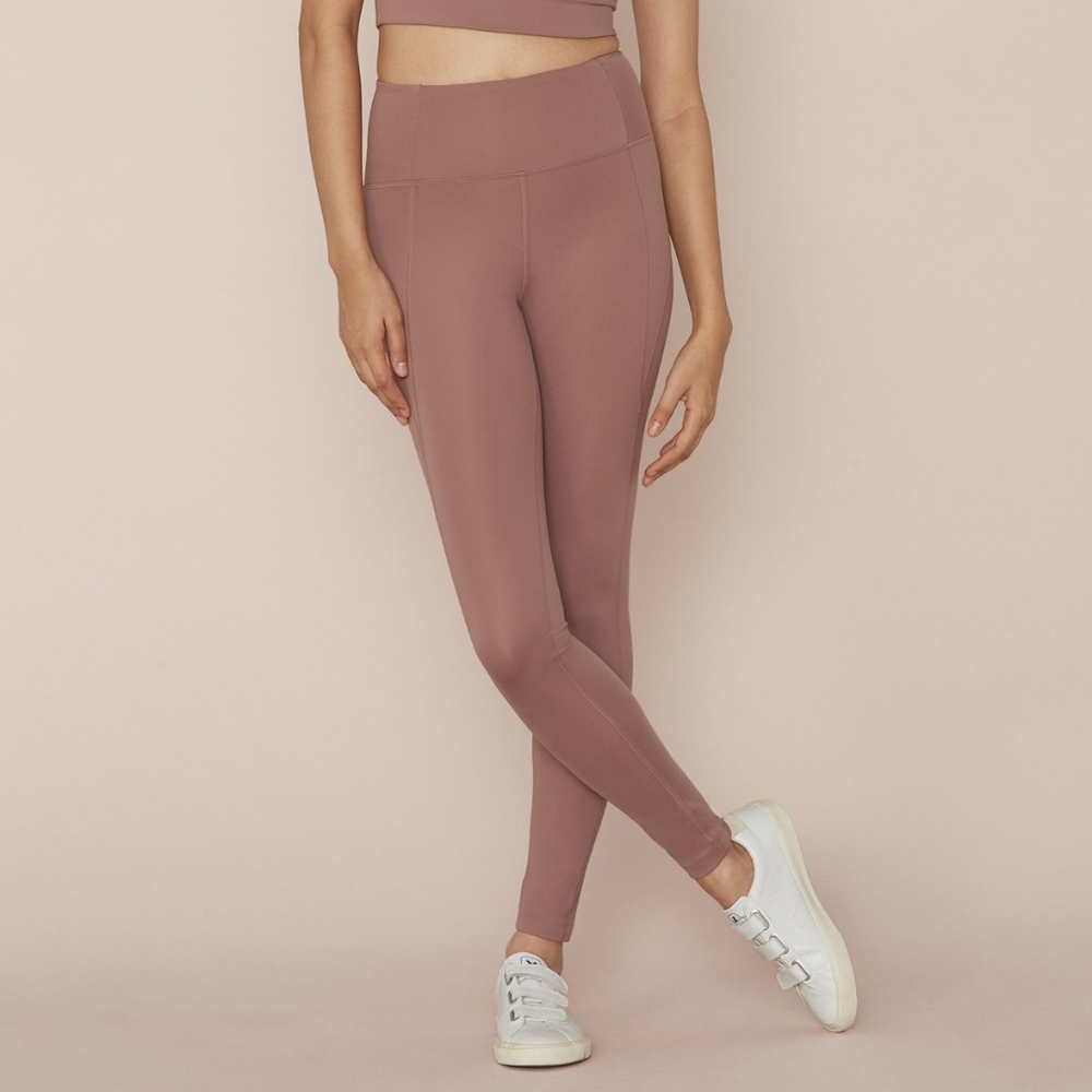 Girlfriend Collective High Rise Compressive Rose Quartz Leggings Size XS